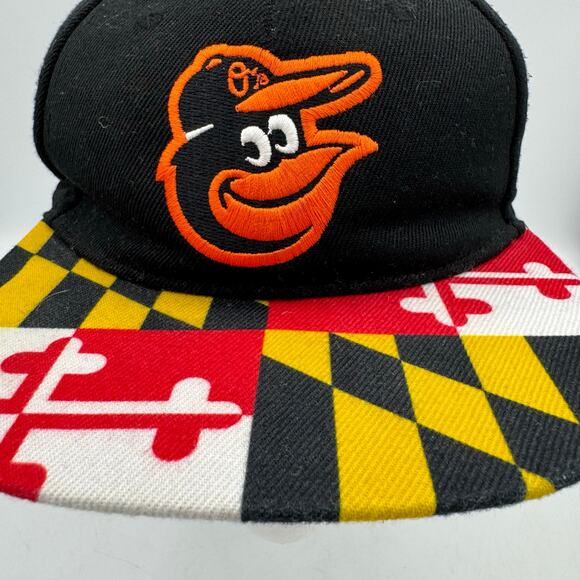 DAP Baltimore Orioles Hat Maryland Flag Brim Snapback Cap One Size - Picture 2 of 8